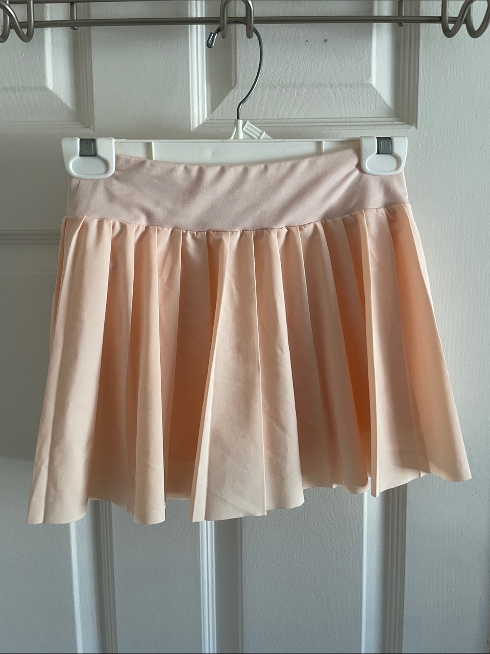 DSG Peach Pleated Skater Skirt Skort M